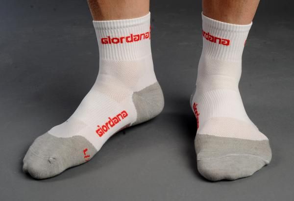 Giordana Formared Mid Cuff socks are knit with specific left/right shaping for a closer fit and less bunching.