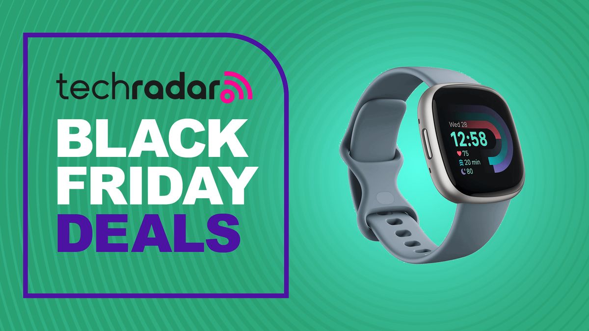 Fitbit Versa 4 on Black Friday deals banner