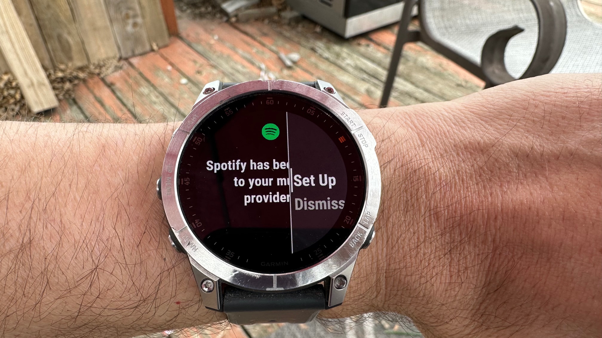 Spotify added to Garmin watch