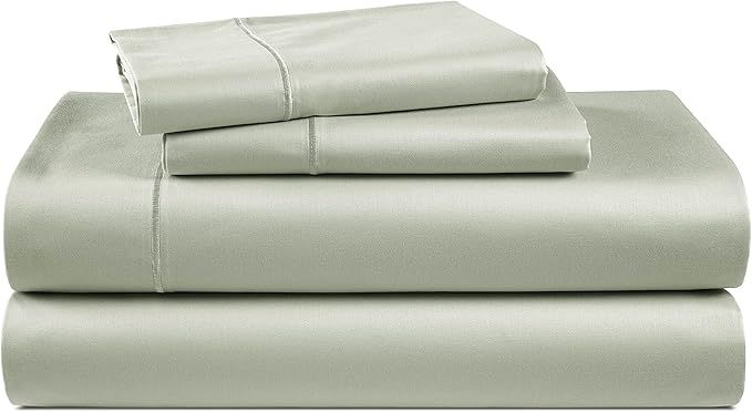 Lane Linen 1000 Tc 100% Egyptian Mercerized Cotton King Size Sheets Set, Eco Friendly Sustainably Produced No Pill Fade Resistant 16 Iinch Deep Pocket King Sheet Set - Mineral