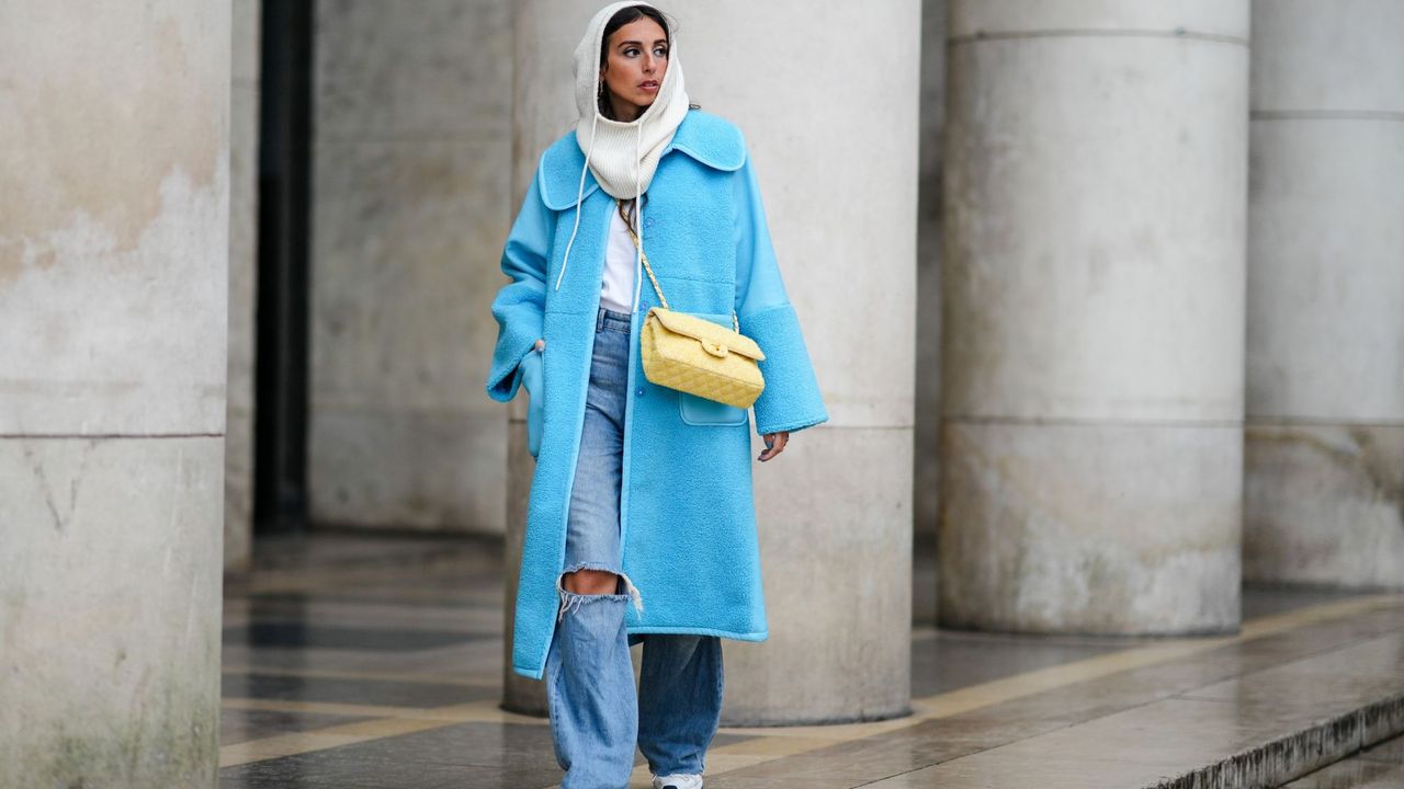 Fashion week attendees spotted wearing pastel accessories