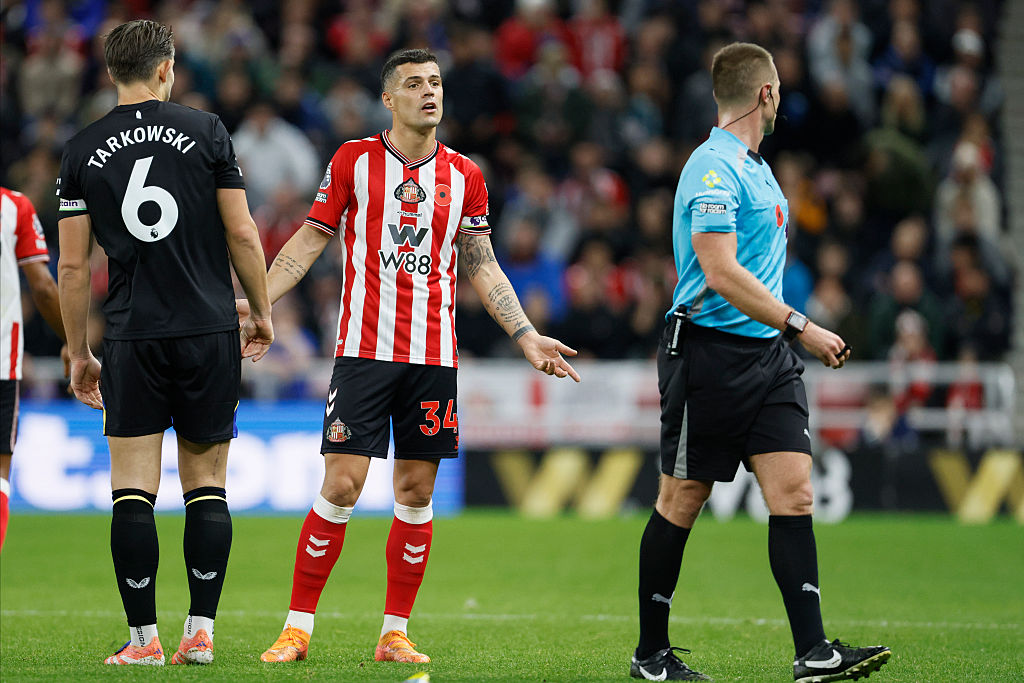 Granit Xhaka has had four Premier League bookings this season