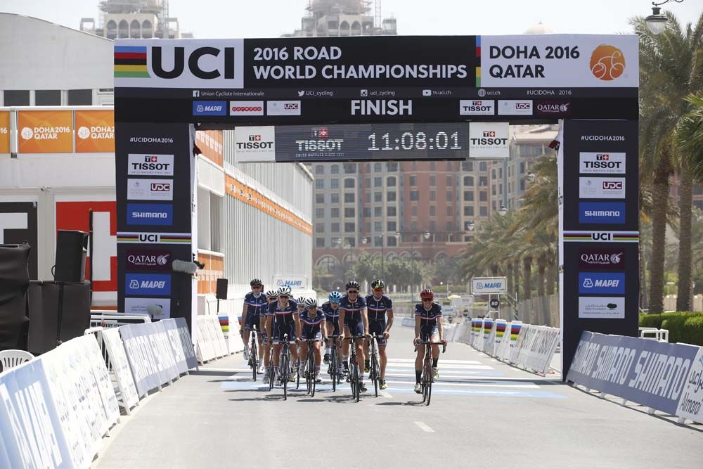 France rides through the finish