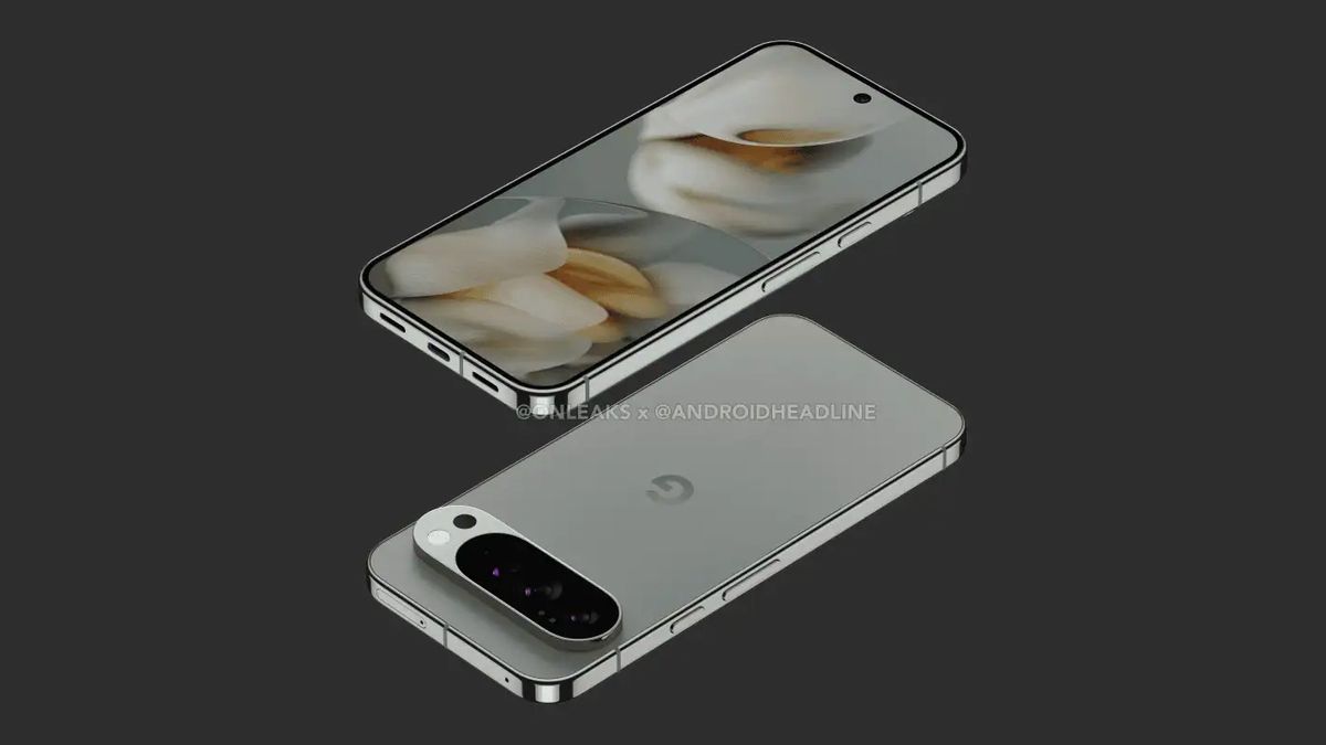 CAD renderings of the Google Pixel 10 Pro XL