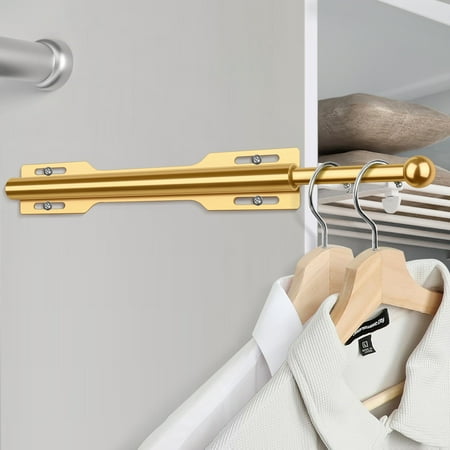 Valet Rod for Closet Pull Out Gold