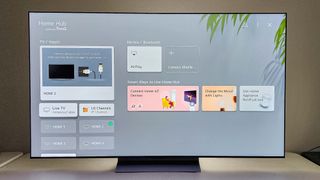 LG OLED C3 menu screen