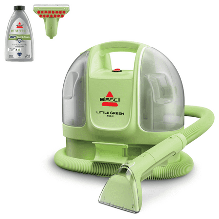 Bissell Little Green Mini Portable and Upholstery Deep Cleaner, Car/auto Detailer With 4&quot; Tough Stain Tool and Little Green Trial Formula, 4095