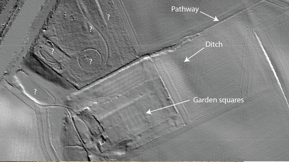 Lidar image of the site of the Battle of Waterloo.