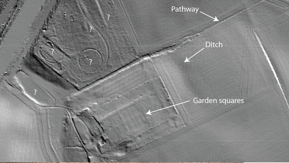 Imagine Lidar a locului bătăliei de la Waterloo.