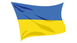 An illustration of the Ukraine flag, created by Future PLC