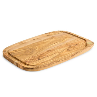 Olive cutting board for chopping and dicing