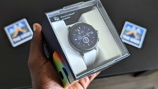The Fossil Gen 6 Wellness Edition in its retail box