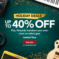 Musician's Friend Holiday Deals: Up to 40% off