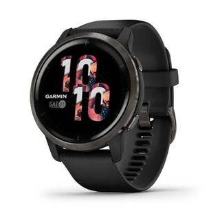 Garmin Venu 2, Amoled Gps Smartwatch With All-Day Advanced Health and Fitness Features, Music Storage, Wellness Smartwatch With Up to 11 Days Battery Life, Black