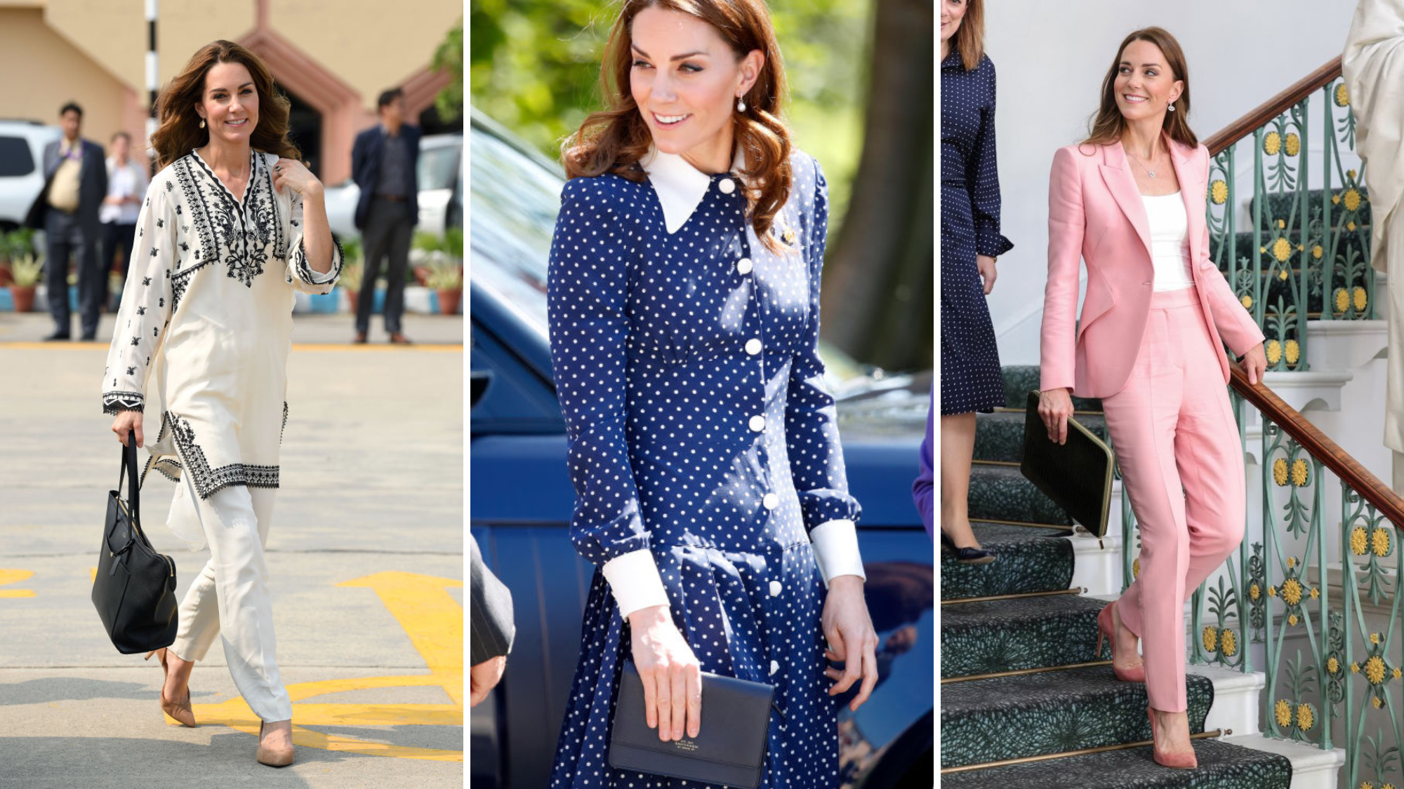 Kate Middleton wears Smythson bags