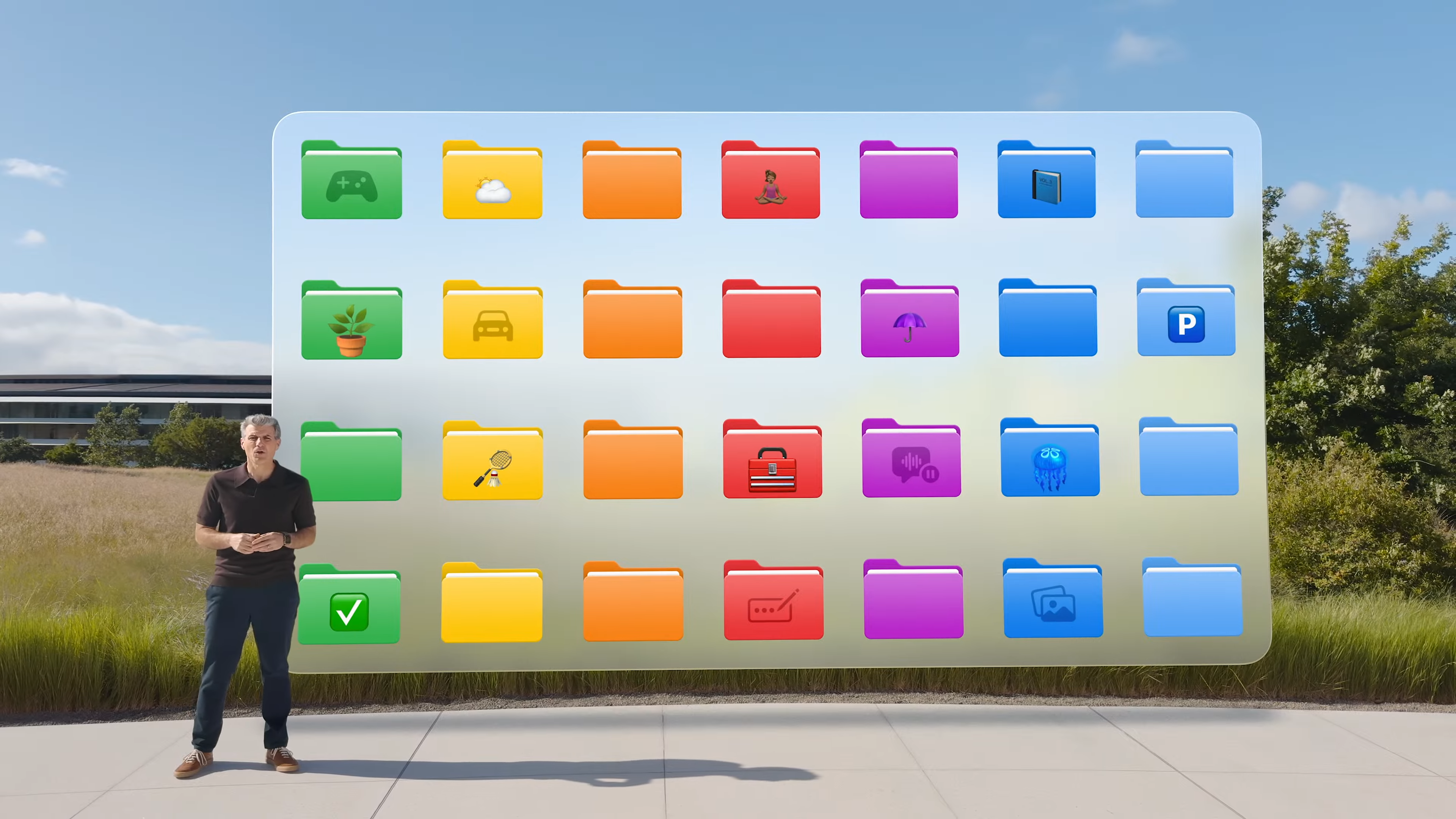 Customizable folders in iPadOS