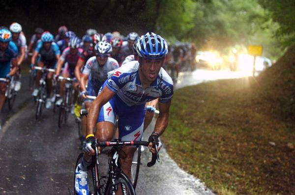 Carlos Barredo (Quick Step) on the attack.