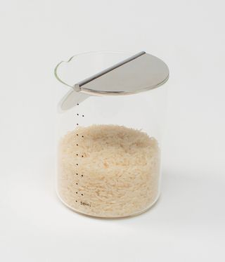 Jar with rice in