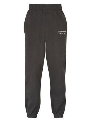 Slim Track Pant in Black