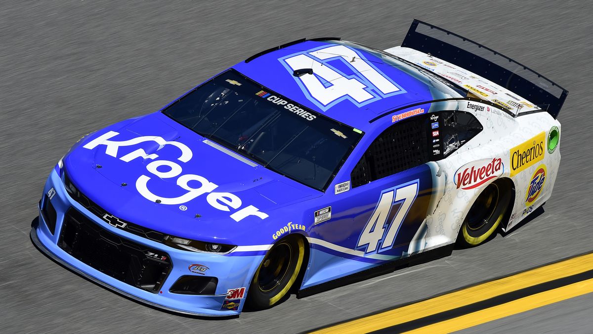 Daytona 500 live streams will feature Ricky Stenhouse Jr., seen here driving the #47 car