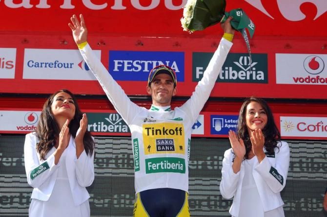 Alberto Contador (Tinkoff-Saxo) adds another jersey to his wardrobe