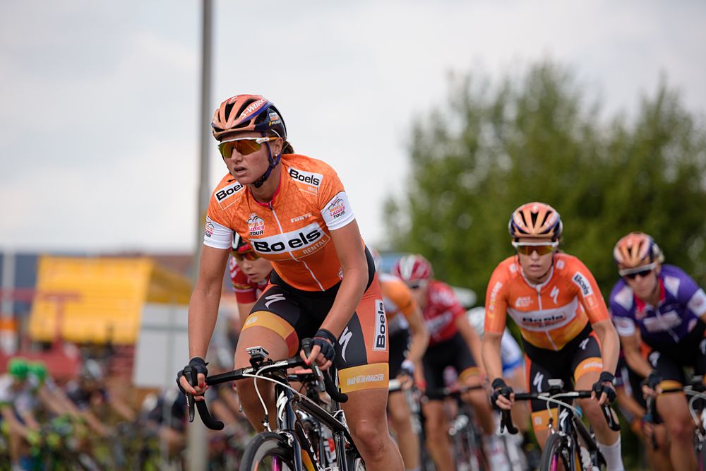Race leader, Chantal Blaak (Boels Dolmans)