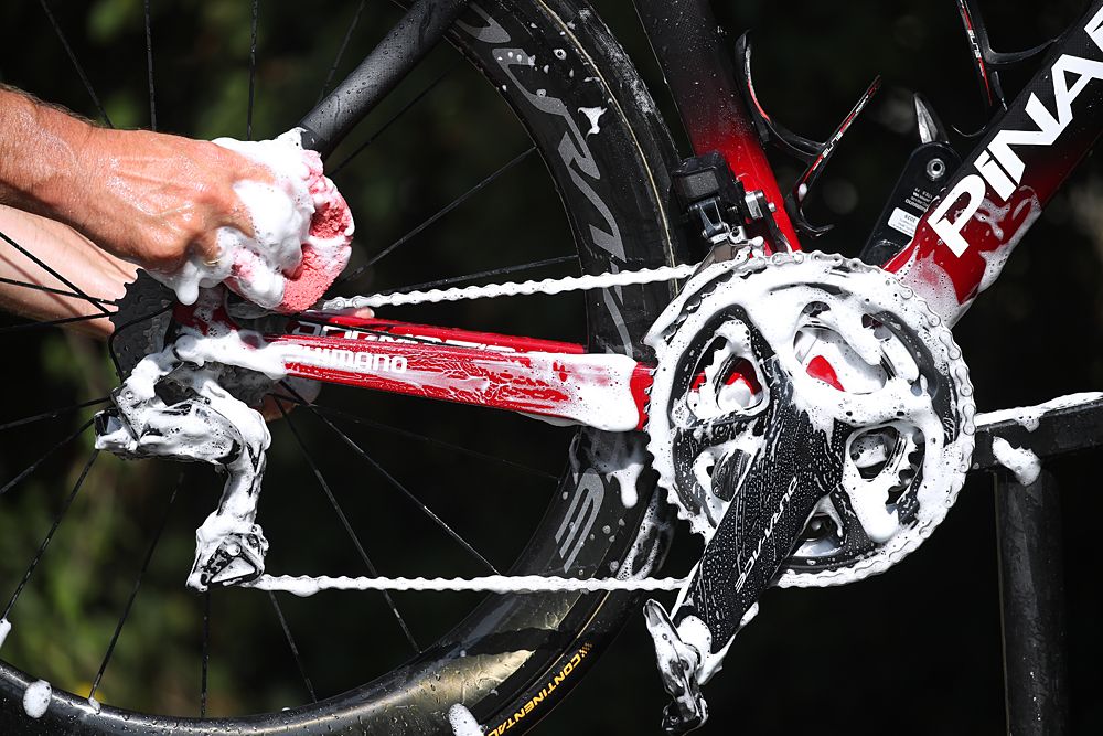 Time to clean the bikes