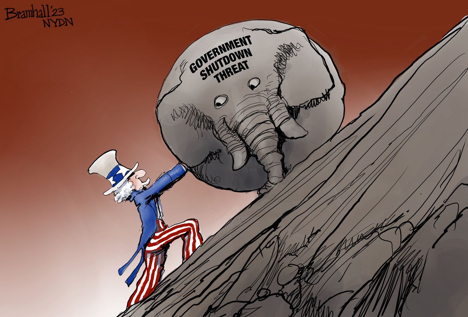                                   Political Cartoon                              