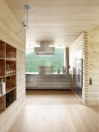 Bespoke cabinetry in Peter Zumthor's kitchen