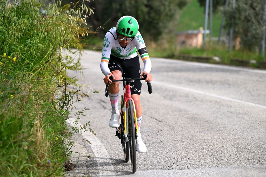 Ben Healy (EF Education-EasyPost) initiated the break of the day