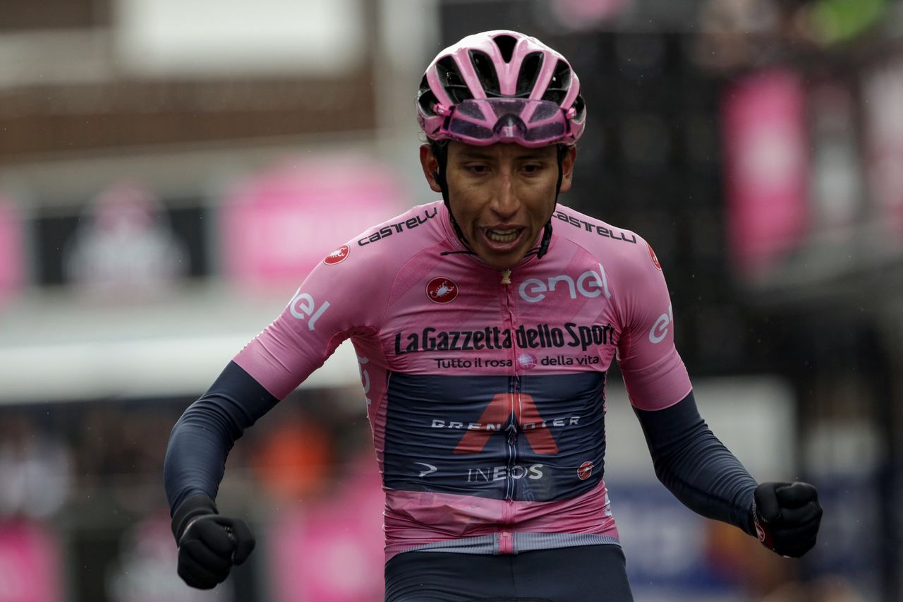 Giro dItalia 2021 104th Edition 16th stage Sacile Cortina dAmpezzo 153 km 24052021 Egan Bernal COL Ineos Grenadiers photo Roberto BettiniBettiniPhoto2021