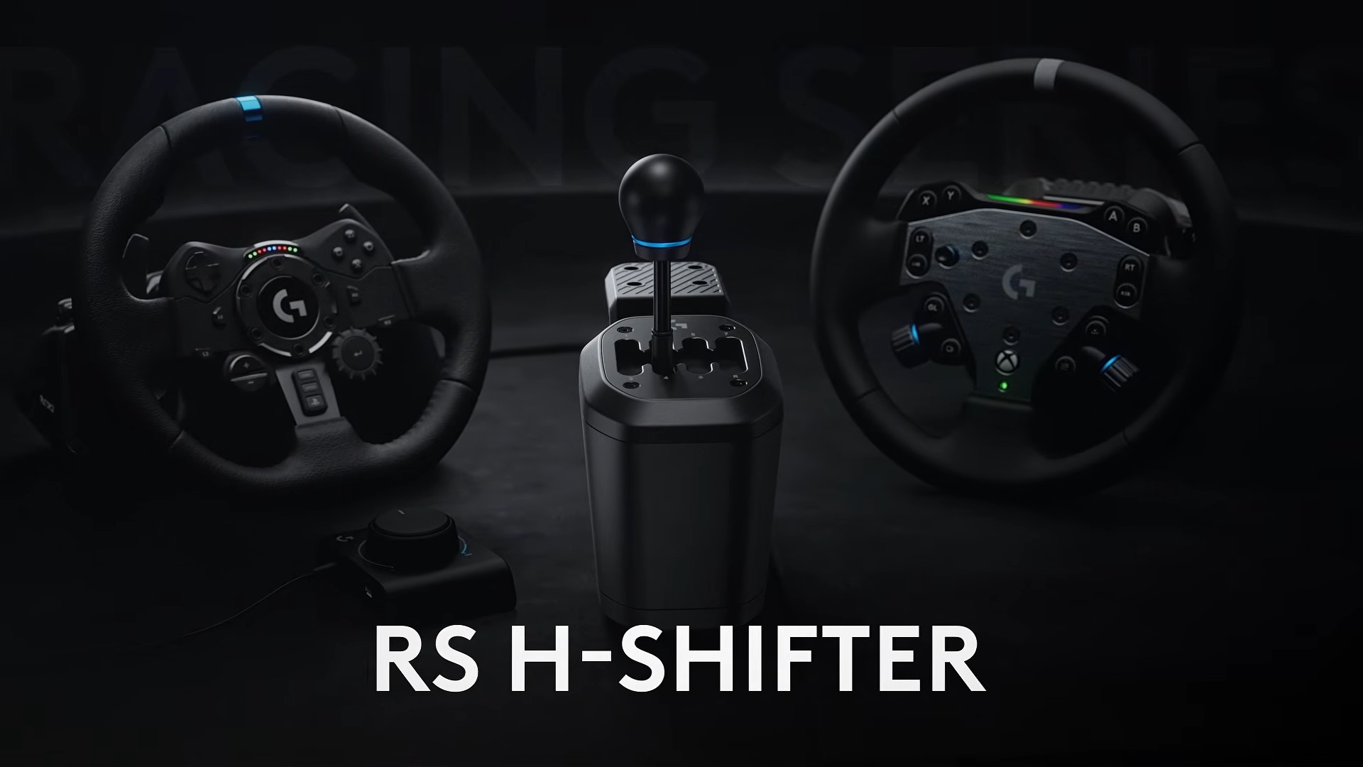 A reveal image of the Logitech G RS H-Shifter