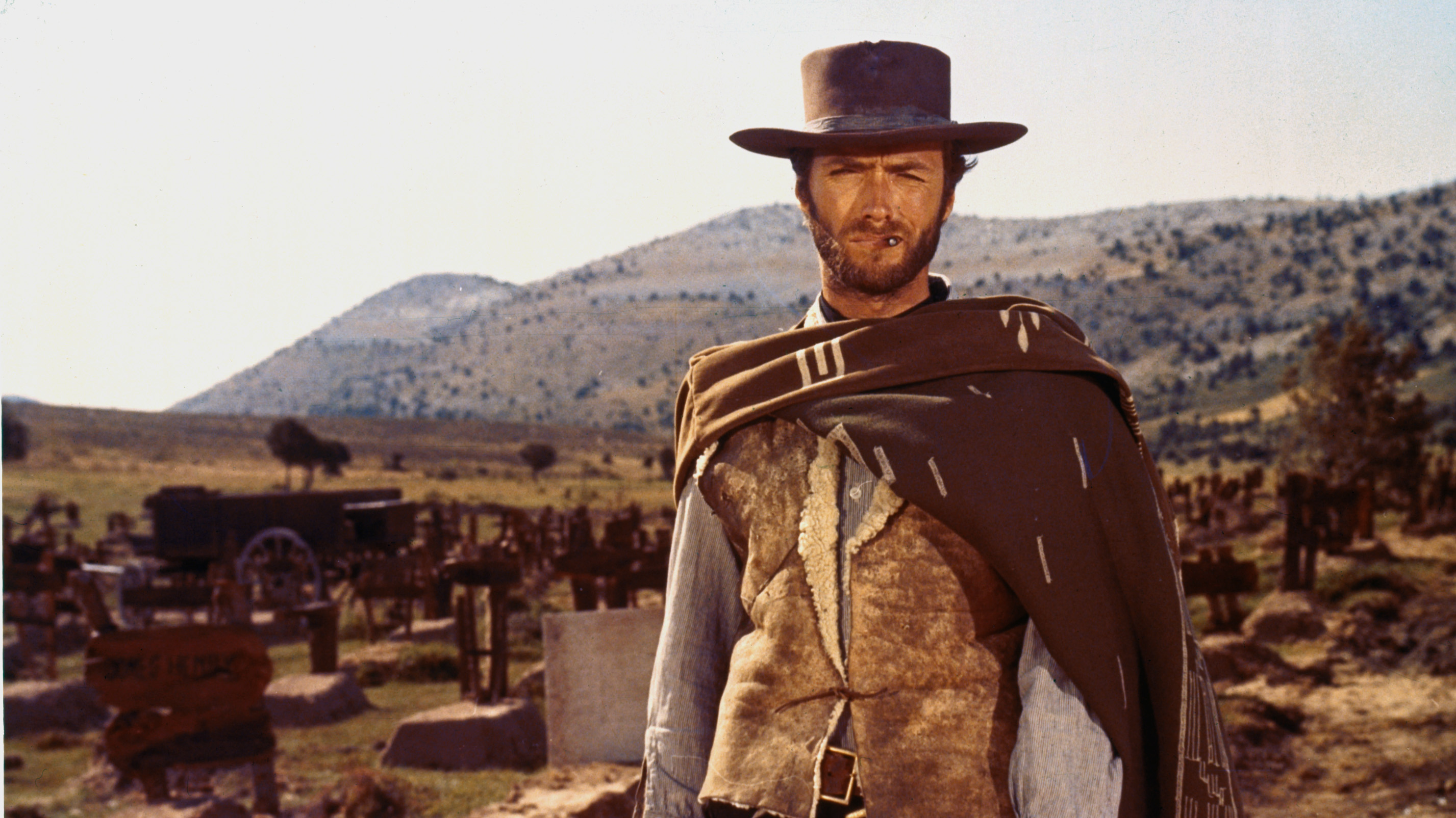 The Good, The Bad and The Ugly movie still with Clint Eastwood as Blondie