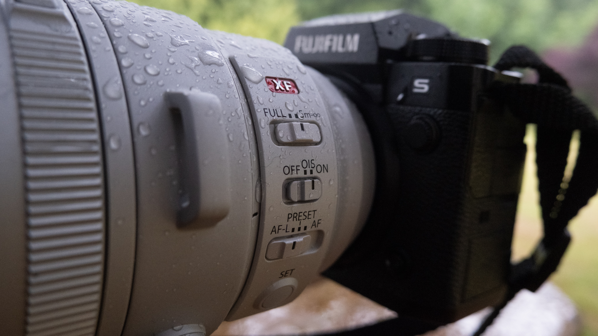 A Fujifilm Fujinon XF 4400mm F4.5 R LM OIS WR lens