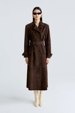 Nour Hammour, The Everyday Suede Trench