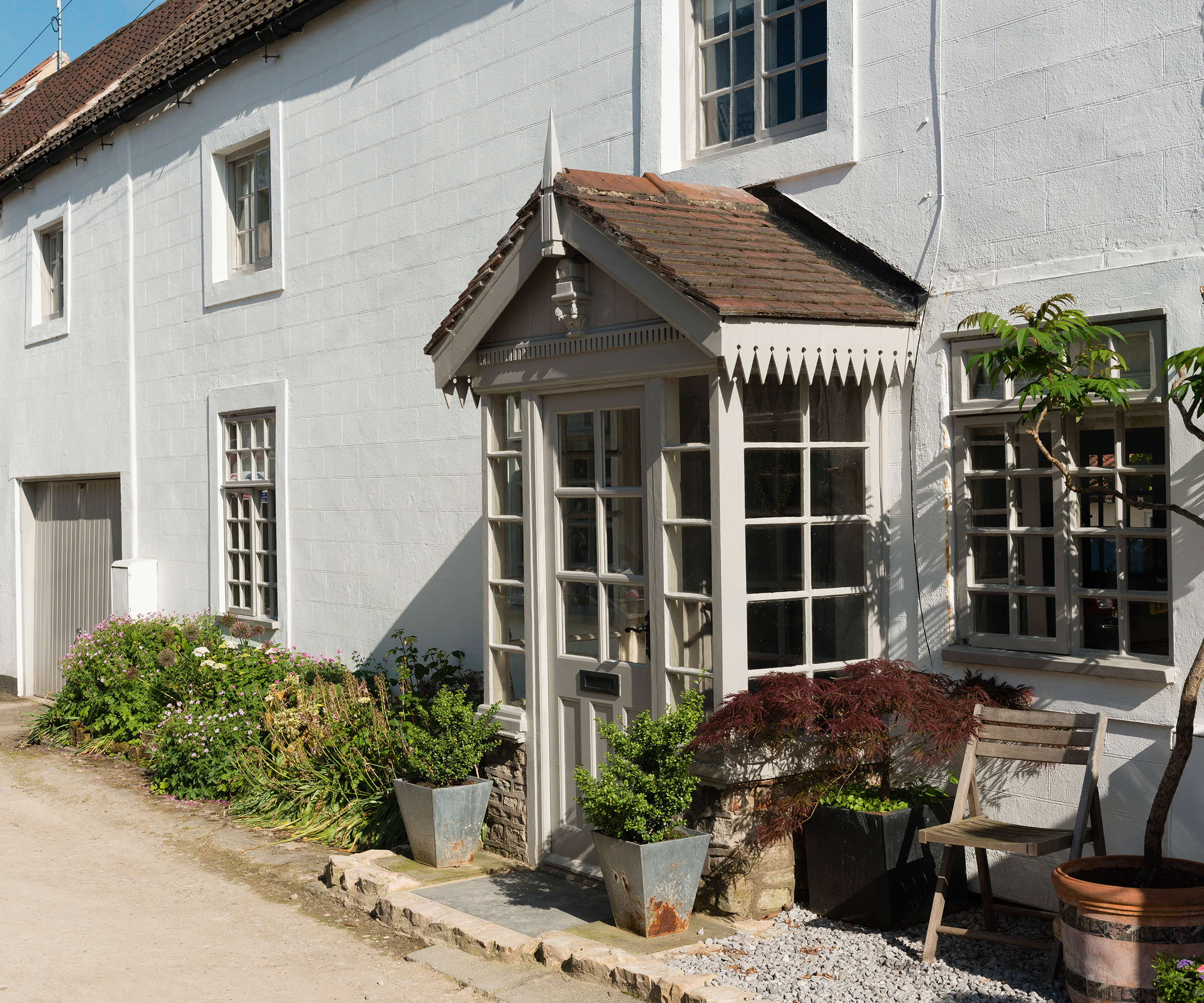 small enclosed porch on cottage