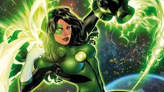 DC Comics artwork of Green Lantern Jessica Cruz