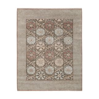 Suzani Hand-Knotted Wool Rug