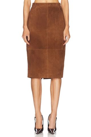 Marcella Suede Skirt