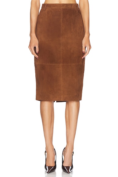 Marcella Suede Skirt