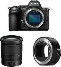 Nikon Z5II Body + Z 24-70mm f/4 & FTZ II adaptor