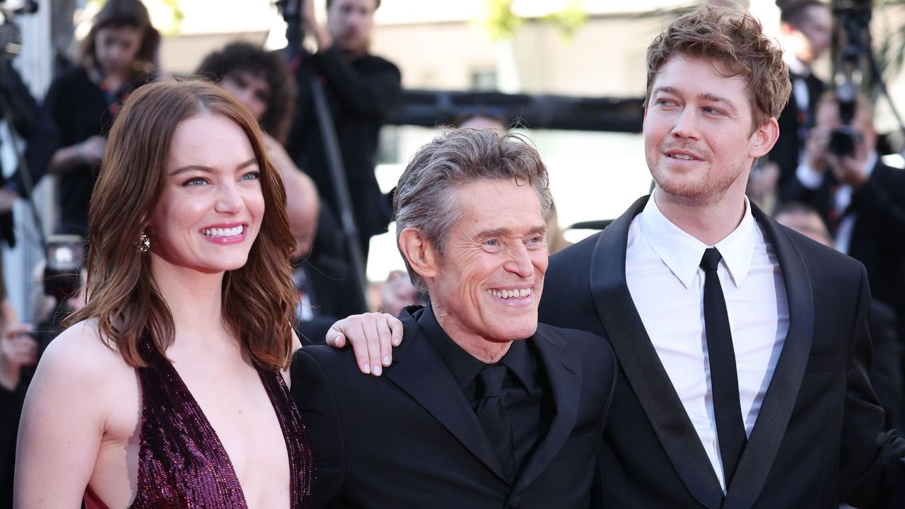 Emma Stone, Willem Dafoe and Joe Alwyn at Cannes Film Festival