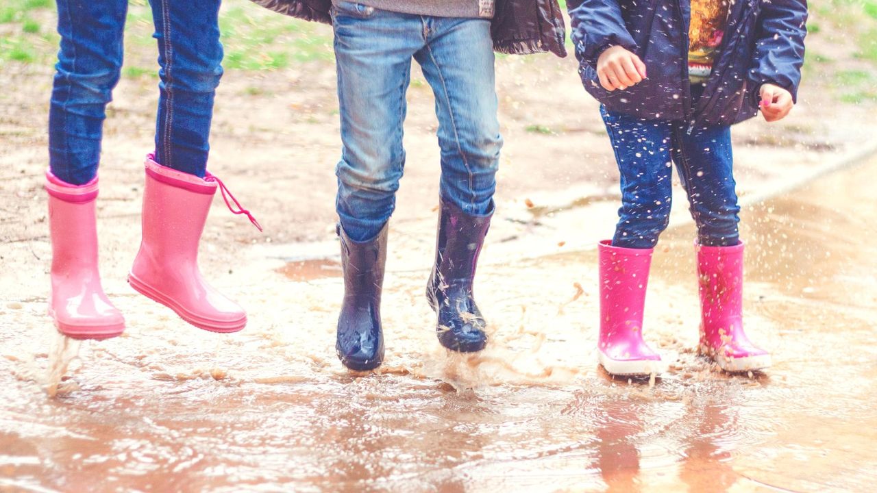 Today’s the day for stepping in a puddle and splashing your friends  