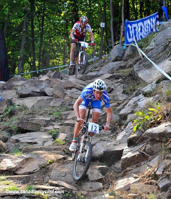 Gerhard Kerschbaumer (Italy) and Thomas Litscher (Switzerland)