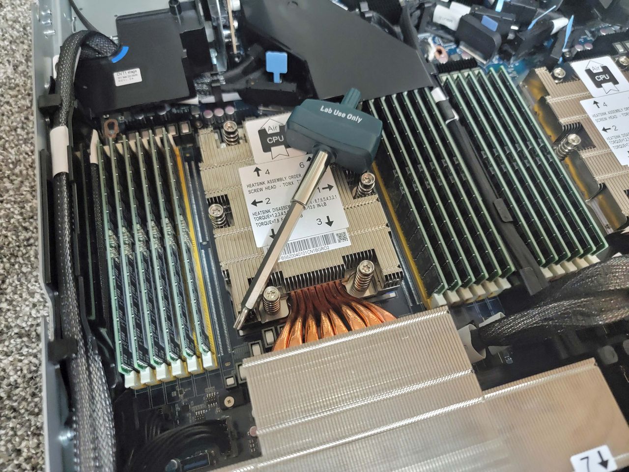 AMD Epyc Chip Installation