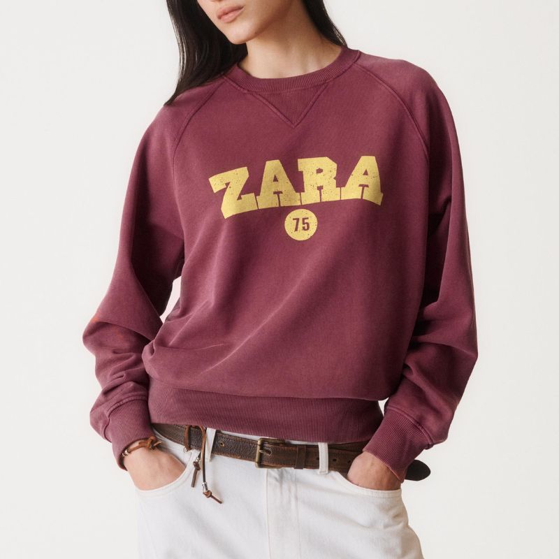VARSITY 50TH ANNIVERSARY SWEATSHIRT on model 