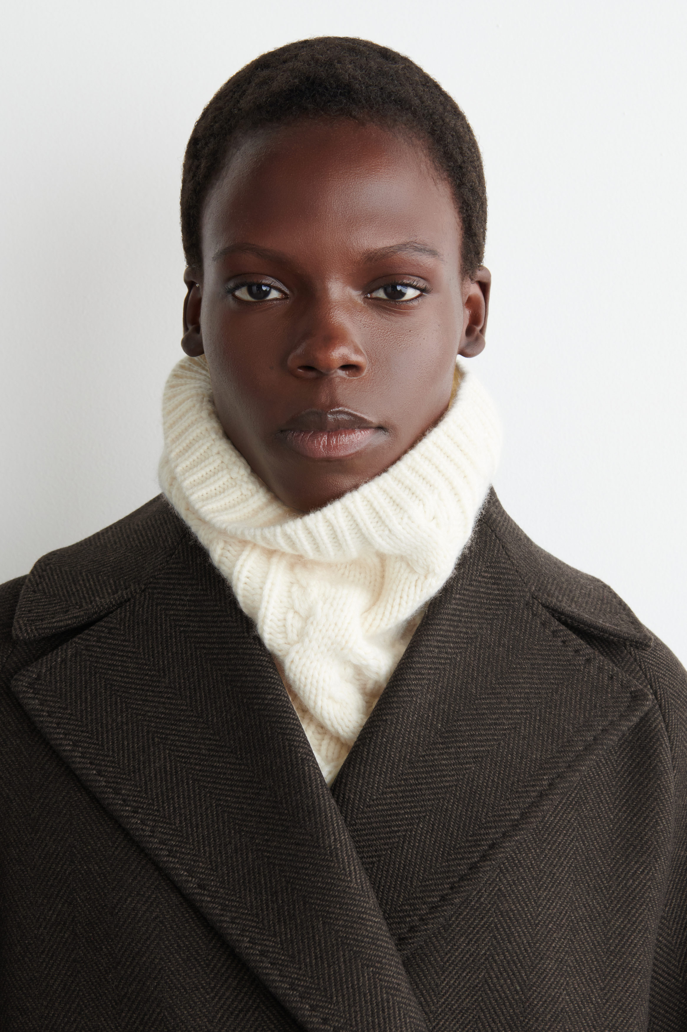Cable-Knit Wool-Cashmere Snood