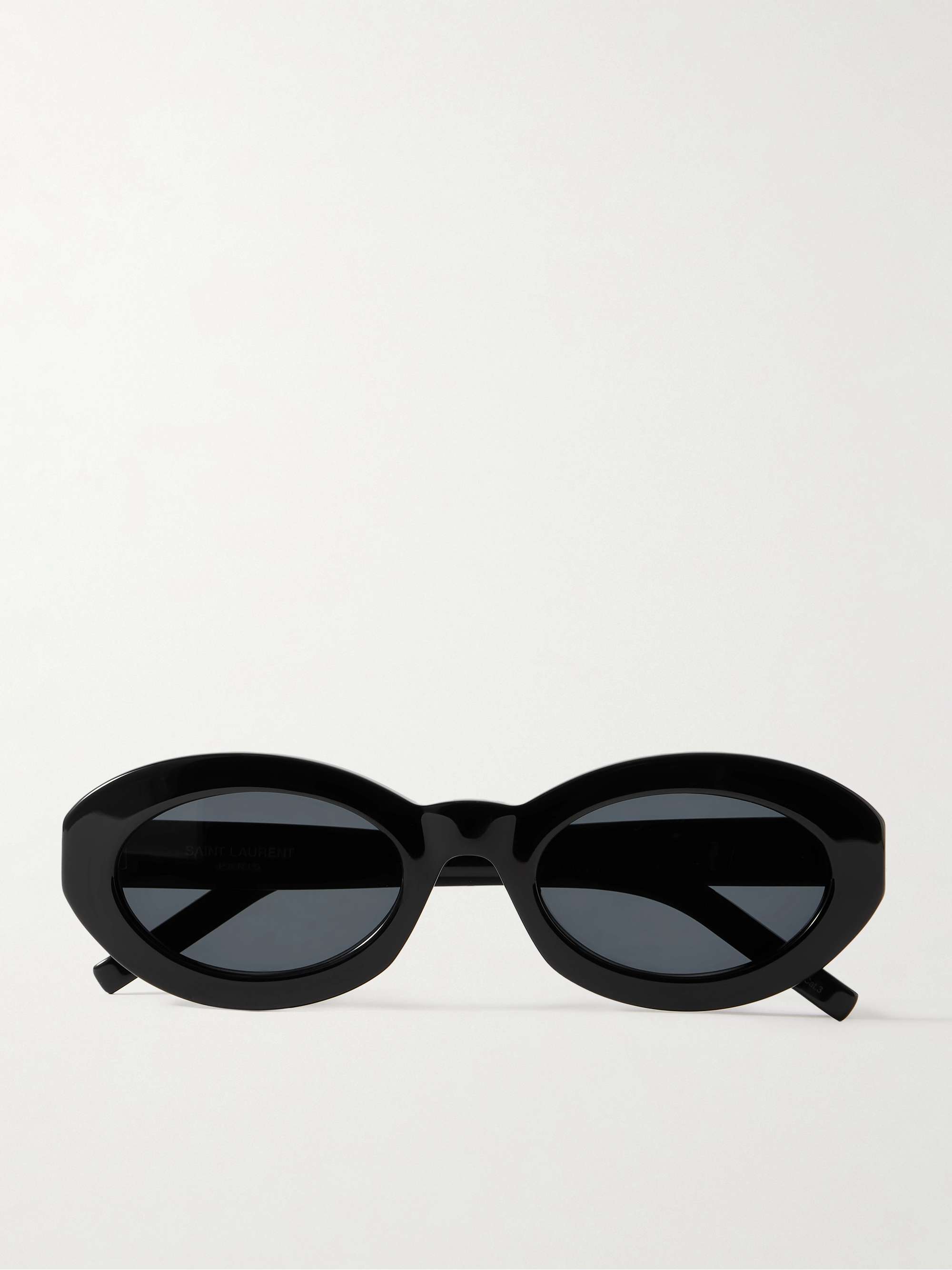 Oval-Frame Acetate Sunglasses