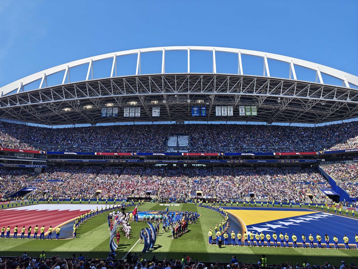 The inside of the Seattle Stadium