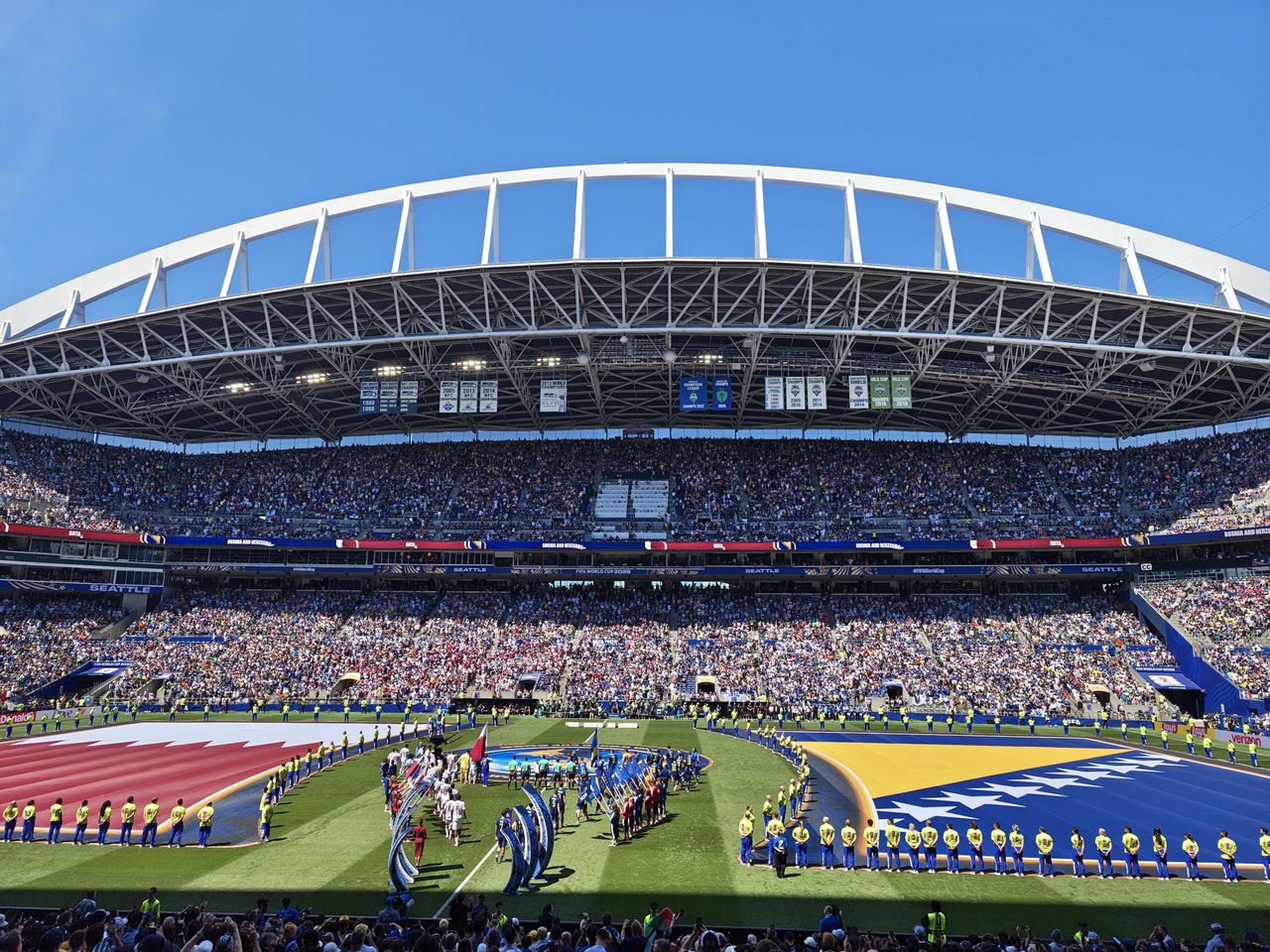 The inside of the Seattle Stadium